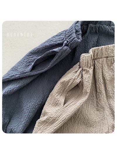 NUNU BIEL07｜(75-115cm) 簡約彈簧褲2