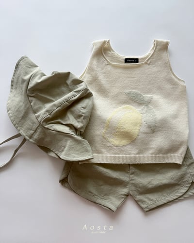 AOSTA34｜(6m-5y) 2款針織水果背心13