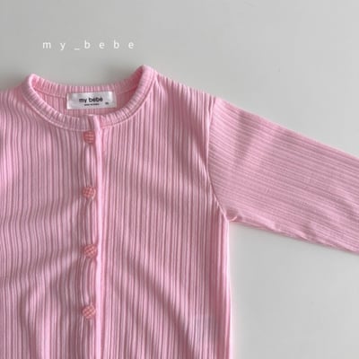 my_bebe32｜(80-120cm) 褶皺捲邊開襟外套11