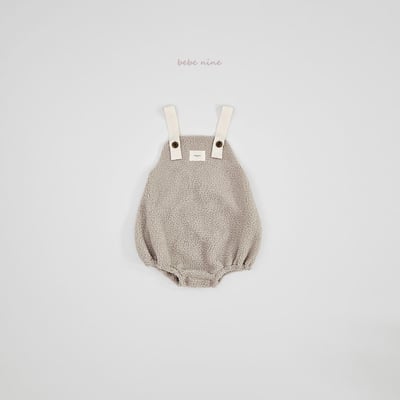 bebe nine03 (65cm-75cm) 2色刷毛吊帶包屁衣17