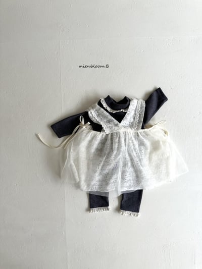 Bloom.b44｜(0m-24m/85cm-125cm) 蕾絲薄紗背心洋裝13