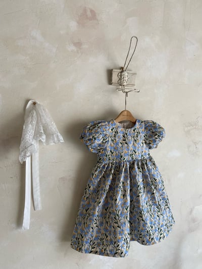 Anne Shirley39｜(1y-5y) 2色夏日刺繡花卉洋裝7