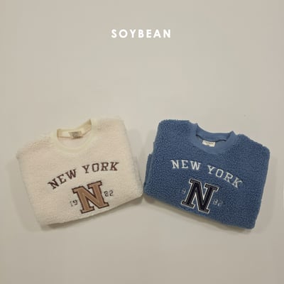 Soybean36｜(75cm-118cm) 英字刷毛上衣3