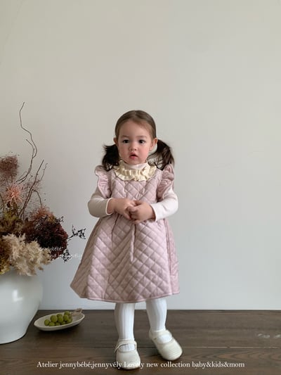 JE417｜(66cm-110cm) 夾棉背心連身裙/包屁衣/高領上衣9