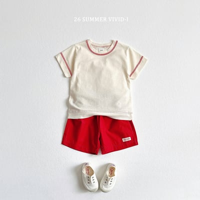 vivid56｜(78cm-125cm) 3款縫線簡約素色上衣10