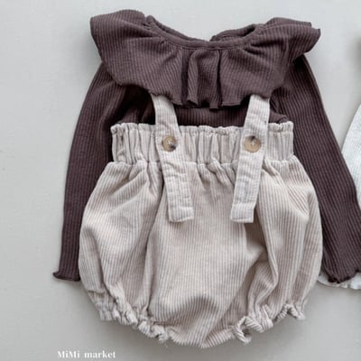 mimi market05 (65-85cm)  荷葉翻領上衣7