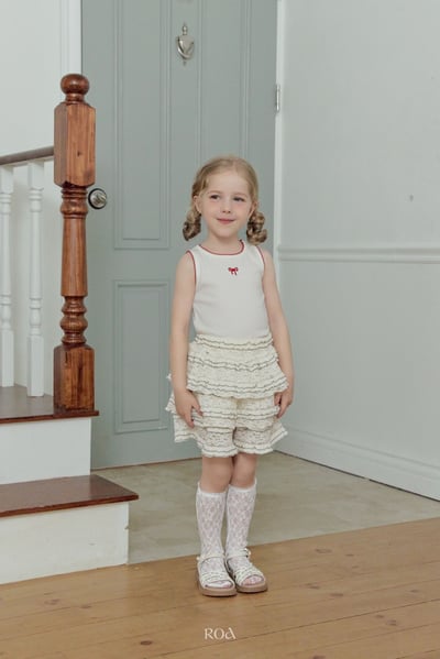 ROA28｜(6m-18m) 2色蕾絲層次蛋糕短褲6