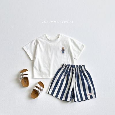 vivid60｜(78cm-125cm) 4款簡約小熊刺繡素色上衣18