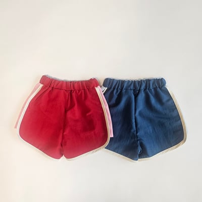 1st blue13｜(~93-118cm) 撞色短褲7