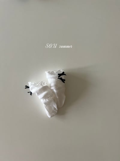 SO.U05｜(6m-4y) 迷你緞帶無根襪5