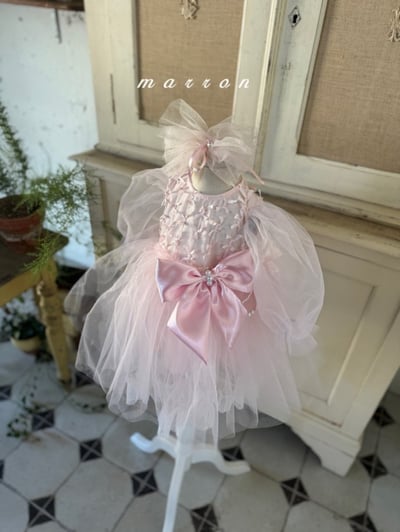 Marron47｜(free) 薄紗緞帶髮箍14