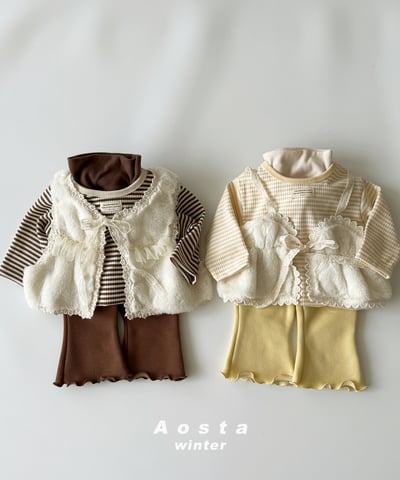 AOSTA57｜(6m-5y) 羅紋圓領上衣15