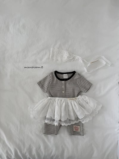 Bloom.b51｜(55cm-118cm) 蕾絲薄紗圍裙3