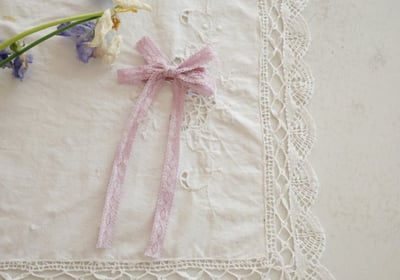 FLO04｜(free) 3色蝴蝶結緞帶髮夾19