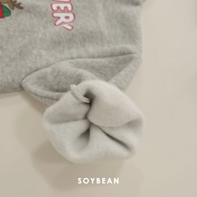 Soybean13｜(75cm-118cm) 印花半開襟休閒套裝2