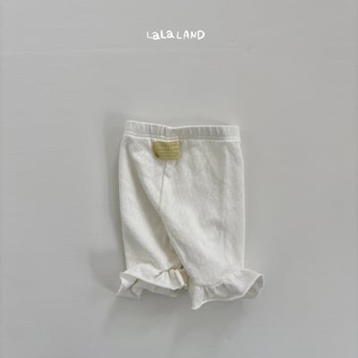 lala land10｜(3m-18m) 2色荷葉滾邊透氣五分褲21