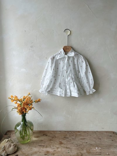 Azalea13｜(85-118cm) 蝴蝶結襯衫6