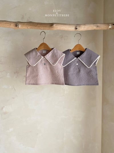 Mon petit18｜(73-118cm) 翻領波點滾邊上衣6