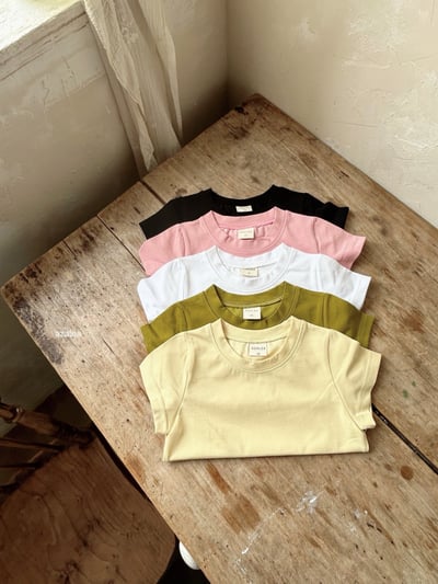 Azalea03｜(78-118cm) 素色圓領上衣1