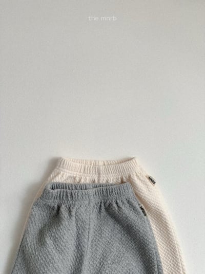 MiniRobe31｜(70-110) 壓紋束口褲7