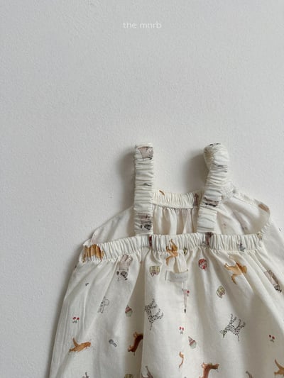 MiniRobe21｜(70-110) 無袖吊帶連身褲16