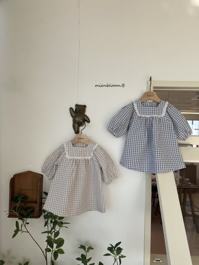 Bloom.b26｜(0m-7y) 經典格紋洋裝12