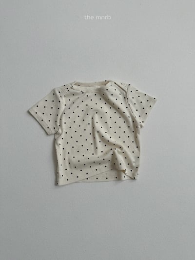 MiniRobe17｜(70-110) 波點圓弧領上衣5