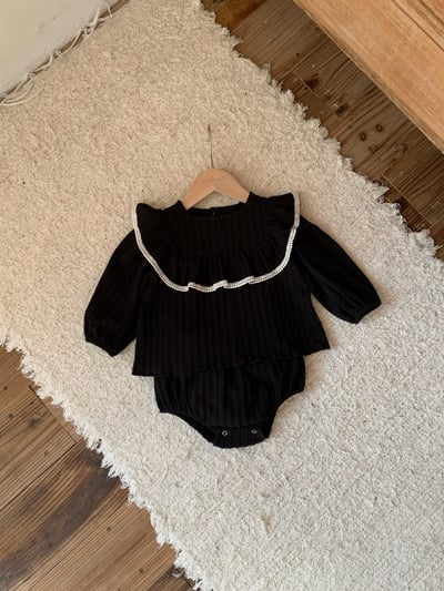 JE621｜(73cm-100cm) 麻花荷葉領套裝16