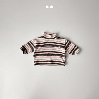 onu 45｜(70cm-115cm) 磨毛多條紋上衣3