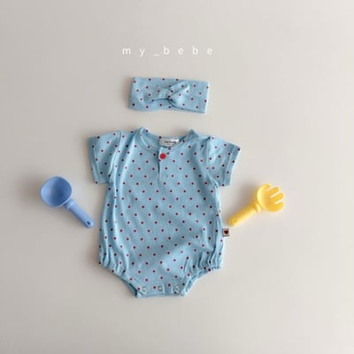 my_bebe17｜(58-72cm) 羅紋包屁衣含髮帶20