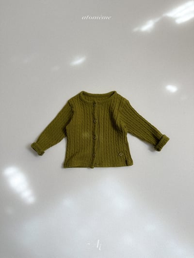 AT45｜(70-110) 麻花針織排釦外套12