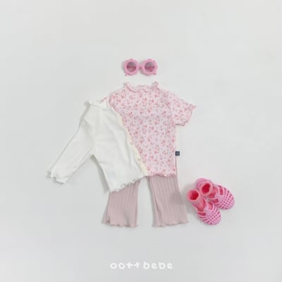 Oottbebe15｜(1y-7y )  木耳邊小碎花上衣7
