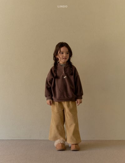 Lindo60｜(80cm-125cm) 燈芯絨直筒寬褲24