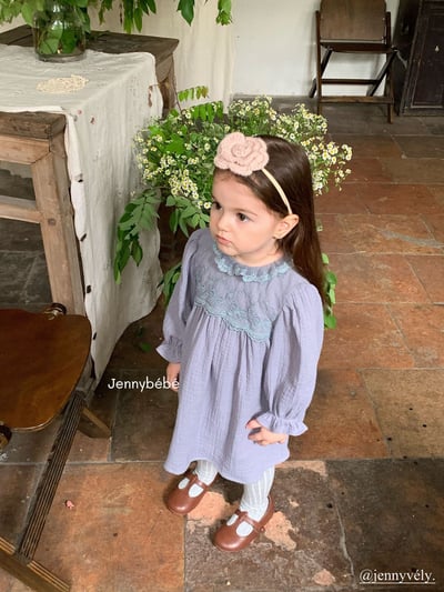 JE563｜(66-120cm) 蕾絲花邊領包屁衣/洋裝22