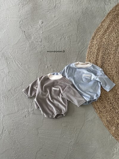 Bloom.b17｜(0m-24m) 絲絨口帶包屁衣1