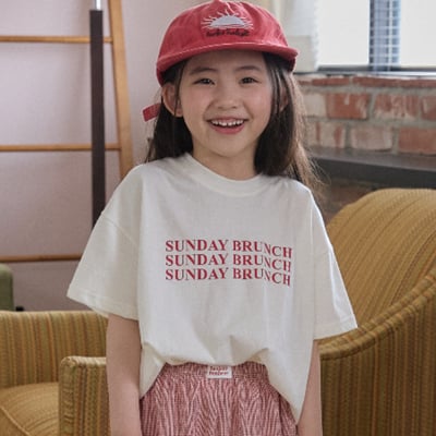 BEAN19｜(65-120cm MOM) 早午餐字母上衣15