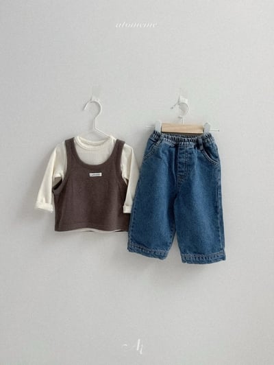 Atomeme30｜(70cm-110cm) 經典剪裁牛仔褲11