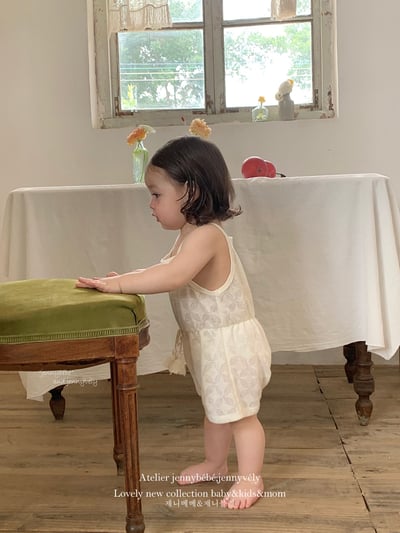 JE15｜(80-120cm) 透氣細肩連身衣16