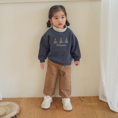 neneru26｜(70cm-125cm) 2色聖誕樹印花高領上衣7