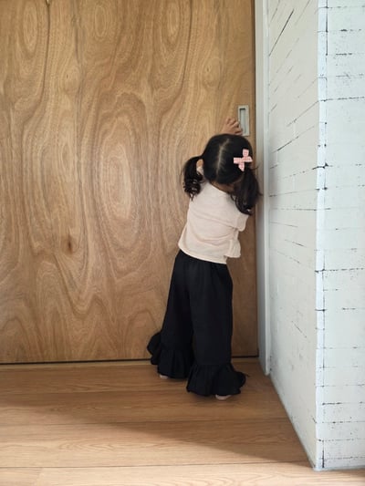 Color17｜(75-115cm) 荷葉邊兩件式上衣11