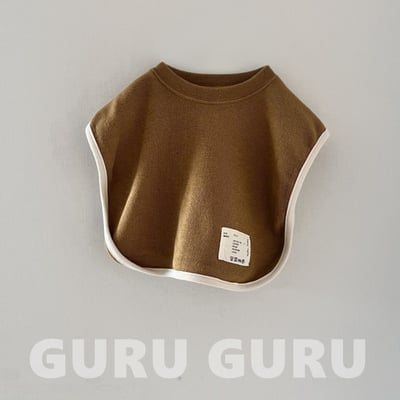 GURU GURU02｜(6m-24m) 2色滾邊背心24