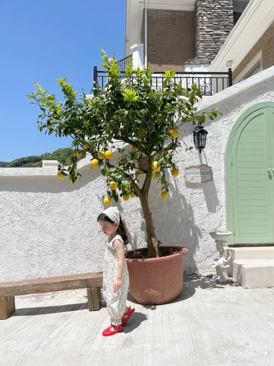 JE51｜(73-120cm) 碎花吊帶連身褲8