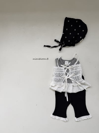 Bloom.b27｜(55cm-118cm) 蕾絲花邊喇叭褲8