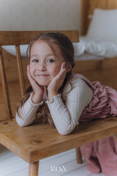 ROA26｜(80cm-120cm) 2色條紋素色上衣7