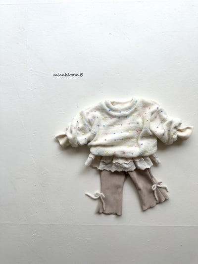 Bloom.b36｜(0m-24m/85cm-125cm) 刷絨蝴蝶開叉喇叭褲9