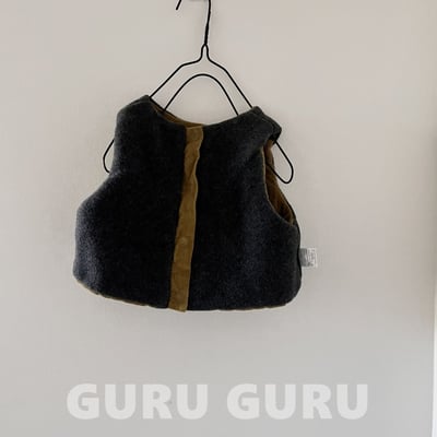GURU GURU15｜(6m-24m) 4色燈芯絨刷毛背心11