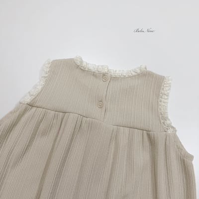 bebe nine16  (6m-24m) 3色彈力蕾絲連身服14