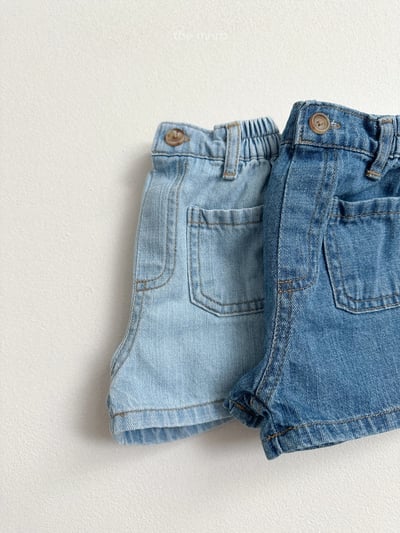 MiniRobe35｜(70-110) 雙口袋牛仔短褲6