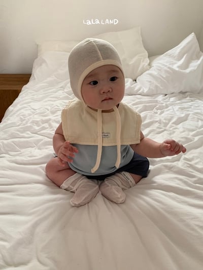 lala land40｜(3m-18m) 2色水手綁帶圍兜15