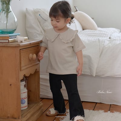 bebe nine18  (65cm-115cm) 2色木耳邊喇叭褲10